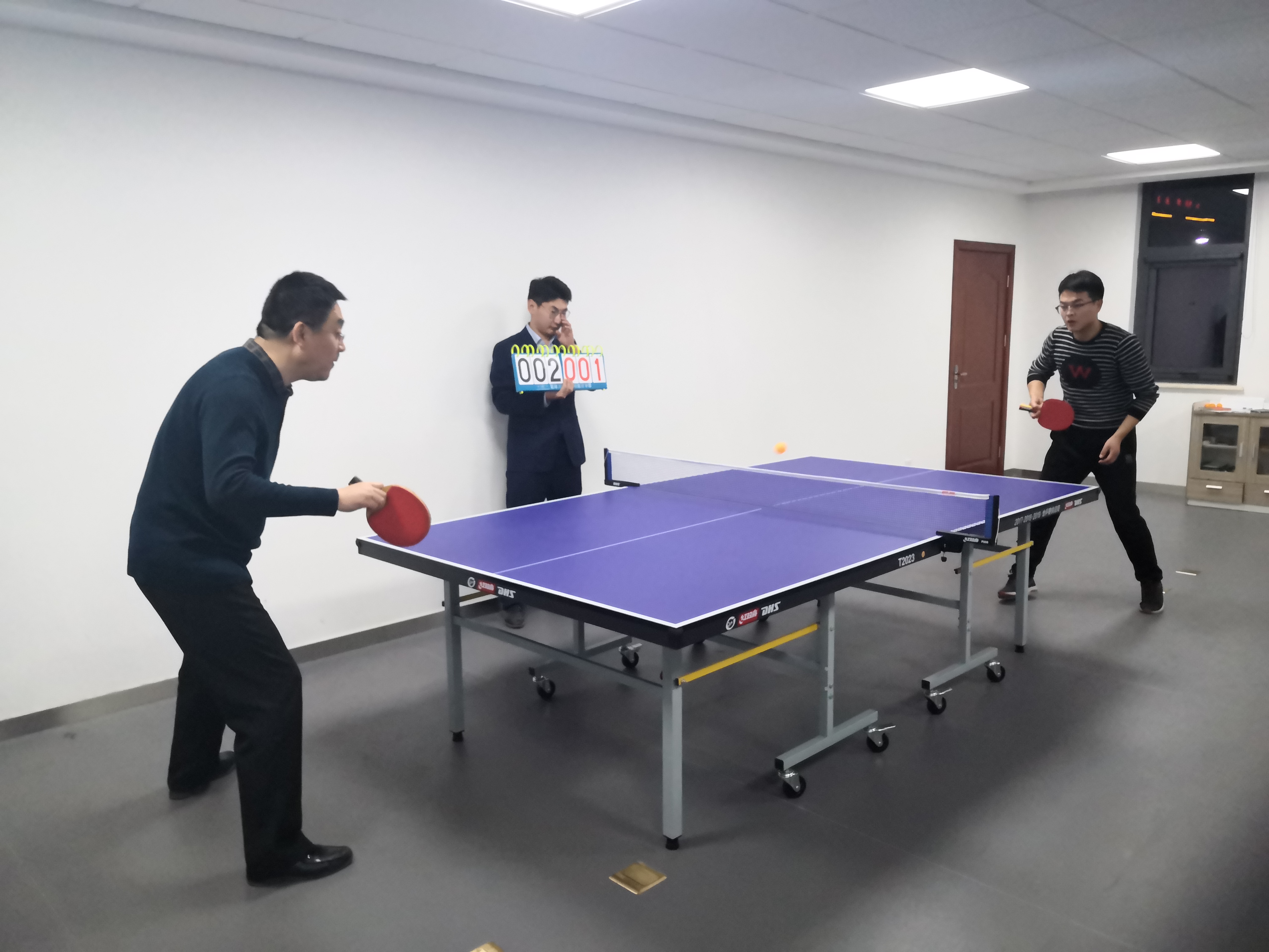 泓源公司舉辦“慶元旦、迎新春”職工乒乓球臺(tái)球比賽(圖2)